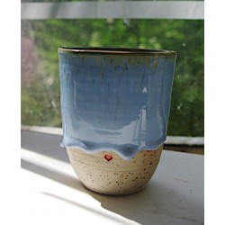 Becher groß in hellblau